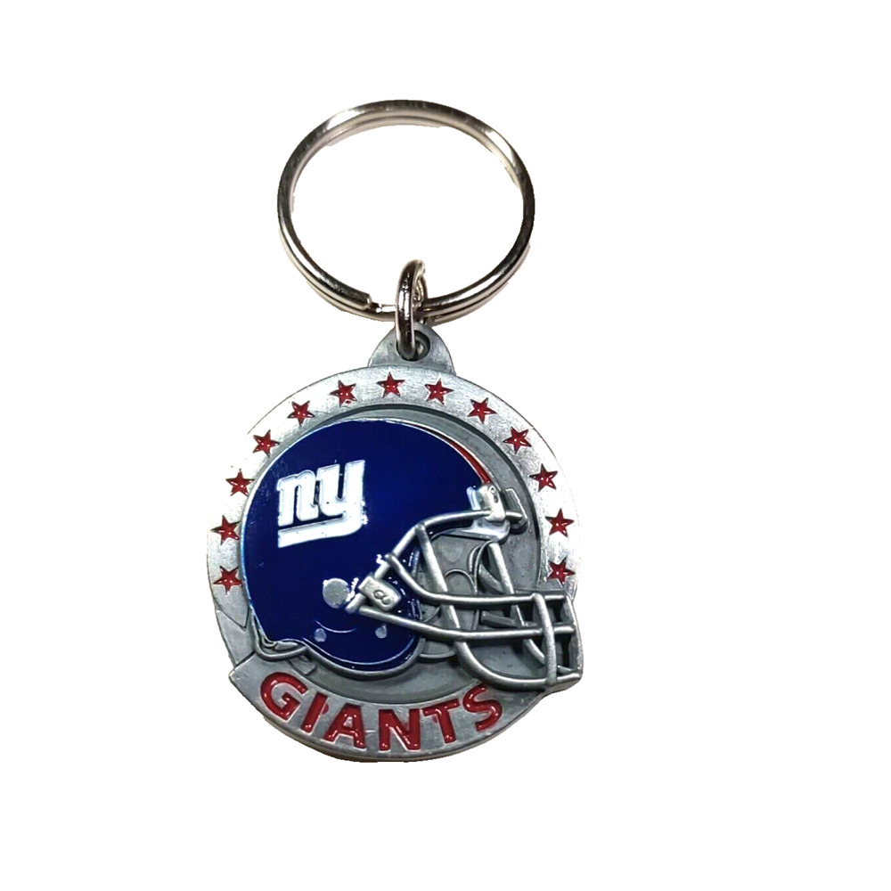 New York Giants Keychain Pewter Siskico Official